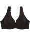 Bikini-Oberteil mit Bügeln schwarz