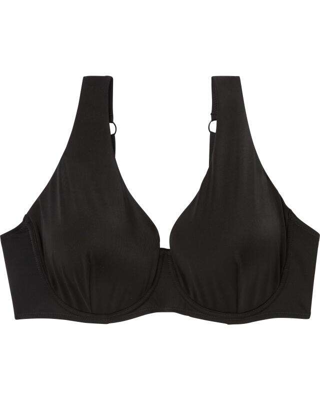 Haut de bikini à armatures femme, noir — KiK, produit allemand authentique au Maroc