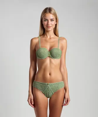 Balconette push-up bh + string