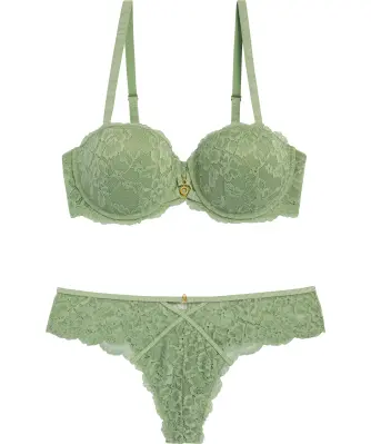 Biustonosz push-up + stringi