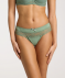 String mit Spitze Khaki