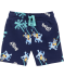 Shorts mit Allover-Print dunkelblau