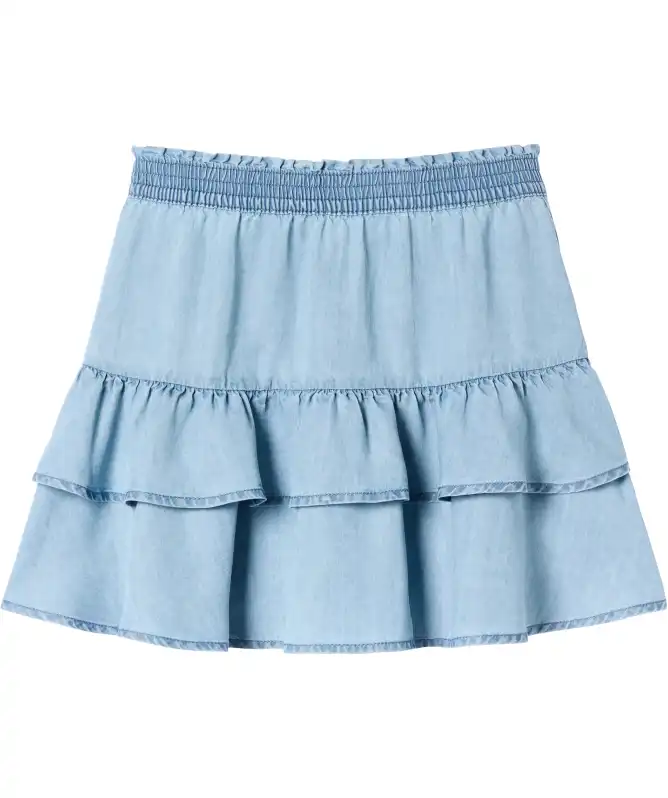 Stufenrock mit Volants