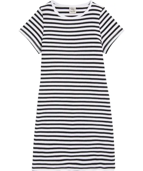 Gestreiftes Rippkleid