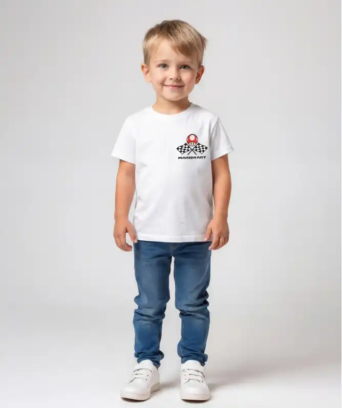Kinder T-shirt met Mario Kart