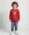 Rotes Sweatshirt rot