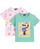 Minnie Mouse T-shirts groen/pink