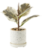Kunstpflanze im Topf dunkelgrün