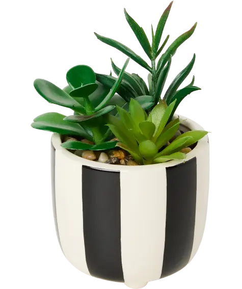 Kunst-Sukkulente im Topf