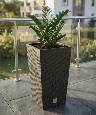 blumenkasten 100 cm wieviel erde Berechnen Sie, wie viel Erde Sie für Ihren runden Pflanzkasten benötig –  Der Stahlgarten main image 1