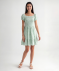 Blümchenkleid mintgrün