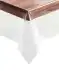 Transparente Tischdecke transparent