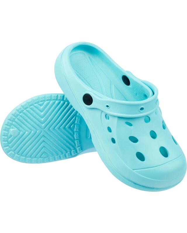 Clogs simples fille, aqua — KiK, produit allemand authentique au Maroc