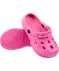 Schlichte Clogs neon pink