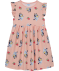 Kleid aus Baumwolle hellorange