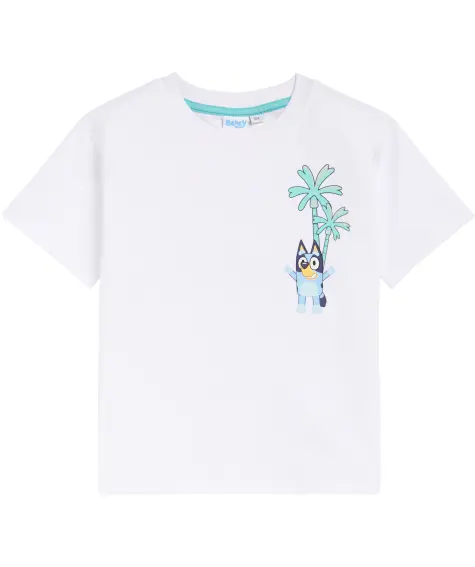 T-shirt met print op voor- en achterkant