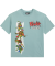 Kinder T-shirt indigo blauw gemeleerd