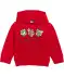Sweatshirt mit Kapuze rot