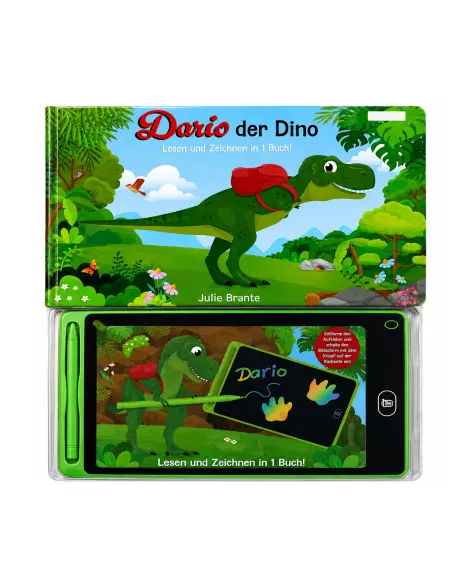 Buch mit LED-Zeichentablet und Stift