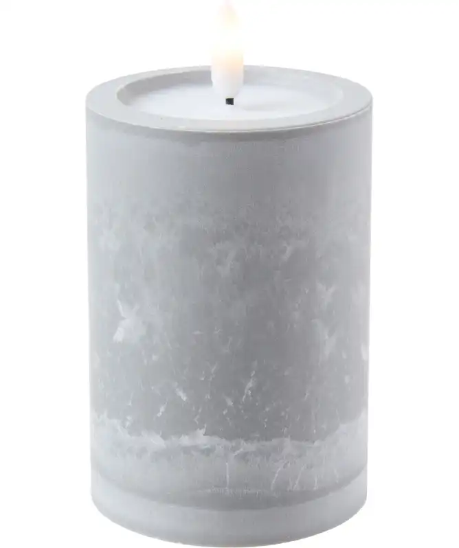 LED-Kerze Betonoptik