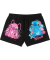 Short met elastische tailleband antraciet