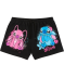 Shorts mit elastischem Bund anthrazit