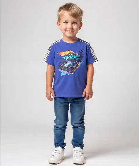 Blaues T-Shirt