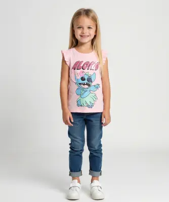T-Shirt mit Rüschenärmeln
