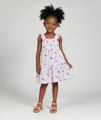 Kleid mit Teilungsnähten