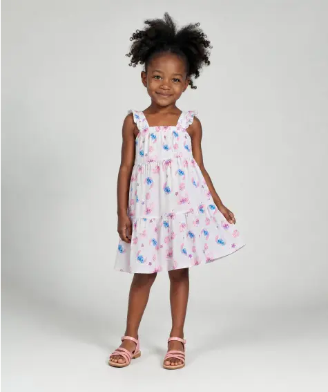 Kleid mit Teilungsnähten