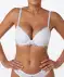 Push-up BH met borduursel wit
