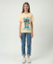 T-Shirt Oversize hellgelb