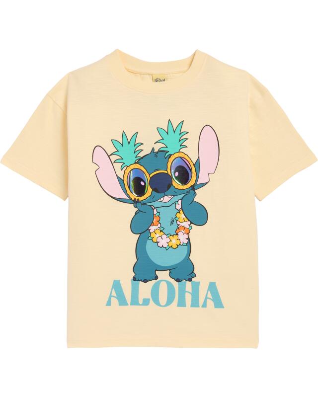T-shirt oversize fille, jaune clair (KiK T-Shirt Oversize (hellgelb)) — KiK, produit allemand authentique au Maroc