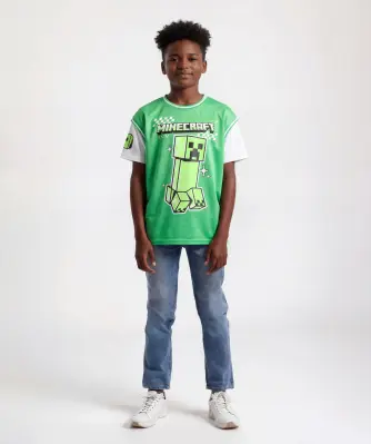 T-Shirt mit Front- und Backprint
