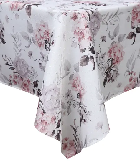 Tischdecke mit Blumen