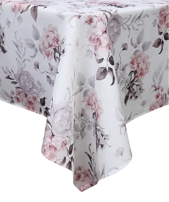 Tischdecke mit Blumen