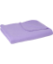 Kuschelige Fleecedecke lila