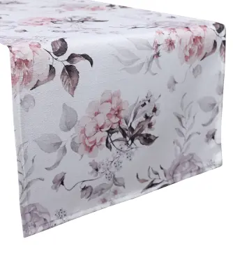 Tafelloper met bloemen