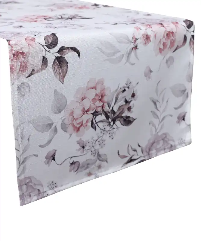 Tischläufer mit Blumen