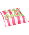 Wasserabweisende Outdoor-Kissen pink gestreift