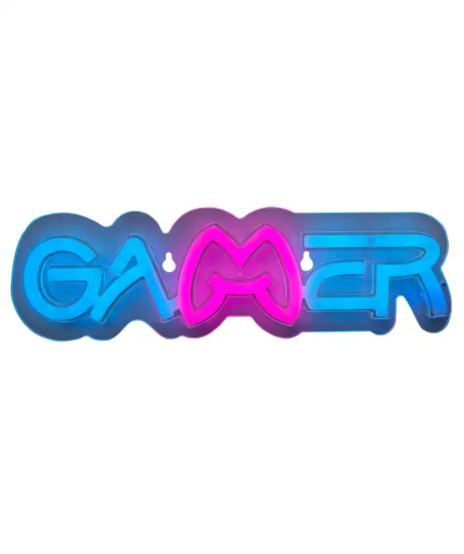 LED-Neon-Schriftzug Gaming