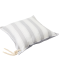 Outdoor-Kissen mit Streifen grau