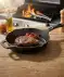 Gusseisen-Bratpfanne für BBQ und Küche Ø 27,5 cm schwarz
