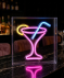 LED-Neonleuchte pink/weiß
