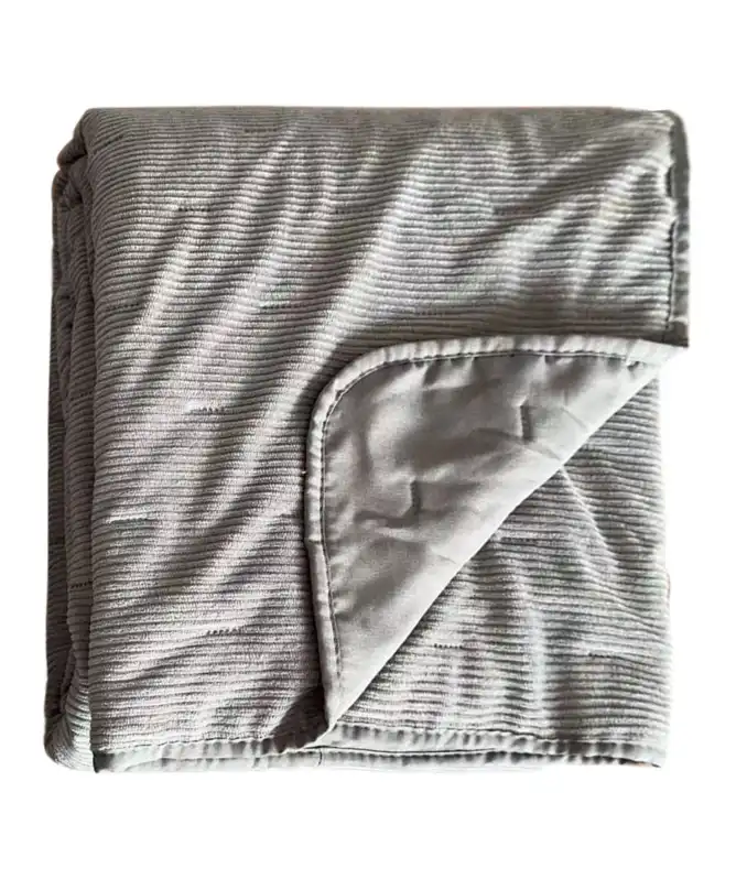 Geprägte Cord-Tagesdecke