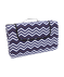 Picknickkleed met draaggreep blauw met patroon