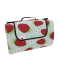 Picknickkleed met draaggreep blauw/rood