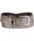 Zilvergrijze riem zilver grijs