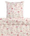 Seersucker-Bettwäsche mit Blumen bunt