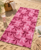Mikrofaser-Strandlaken pink